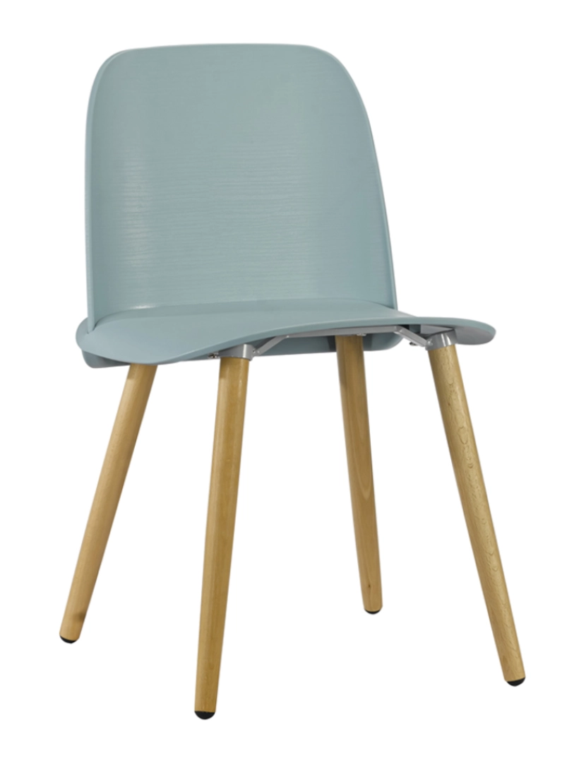 imagem de Cadeira Wood Gum Azul1