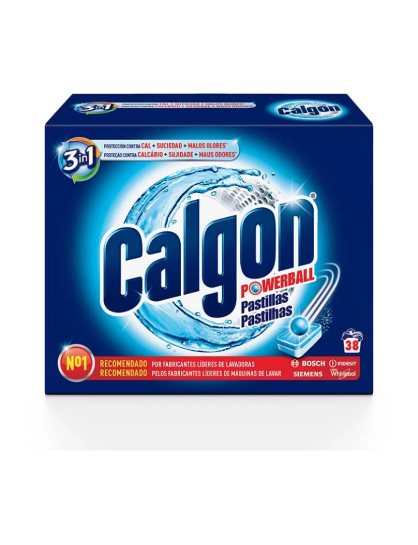 Calgon - Calgon Descalcificador Máquina Roupa 38 Pastilhas