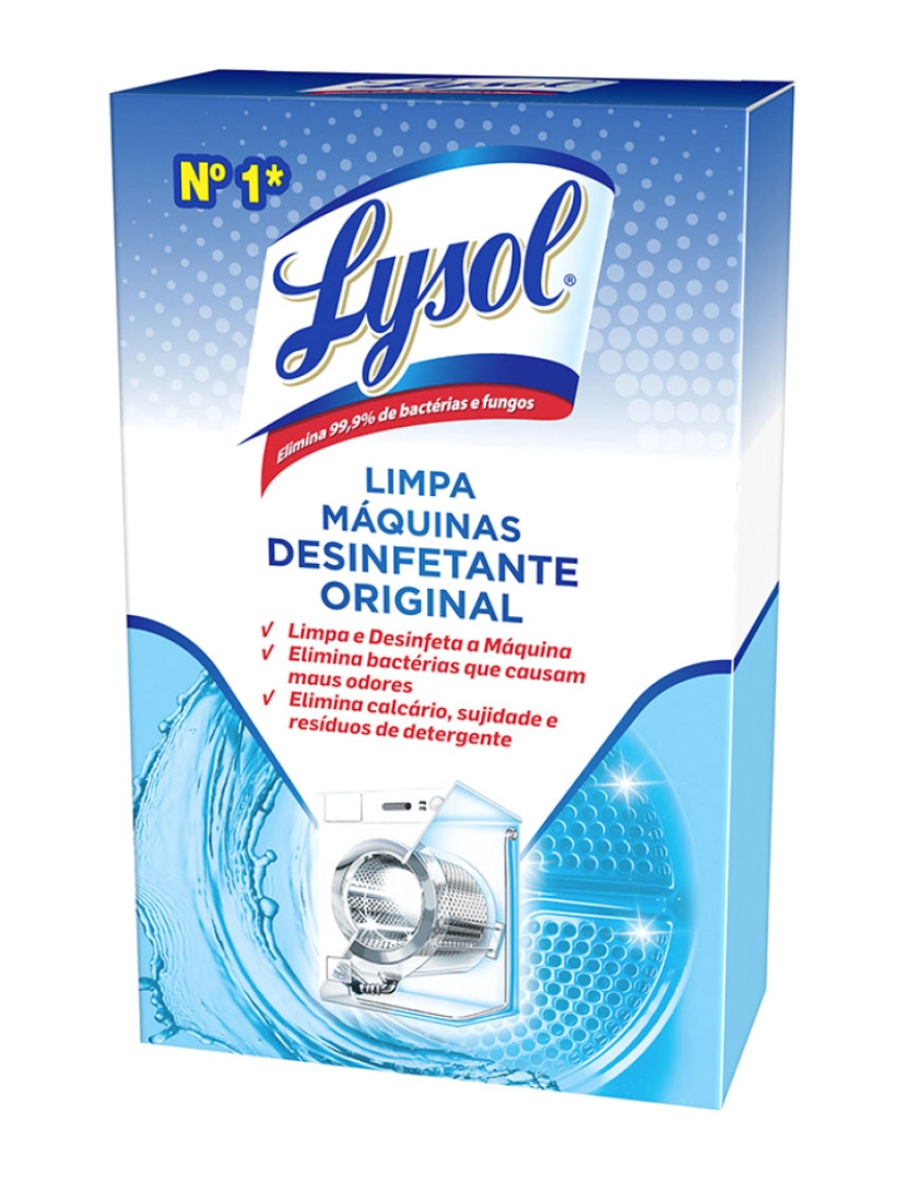 Lysol - Lysol Desinfetante Limpa Máquinas Roupa 1D