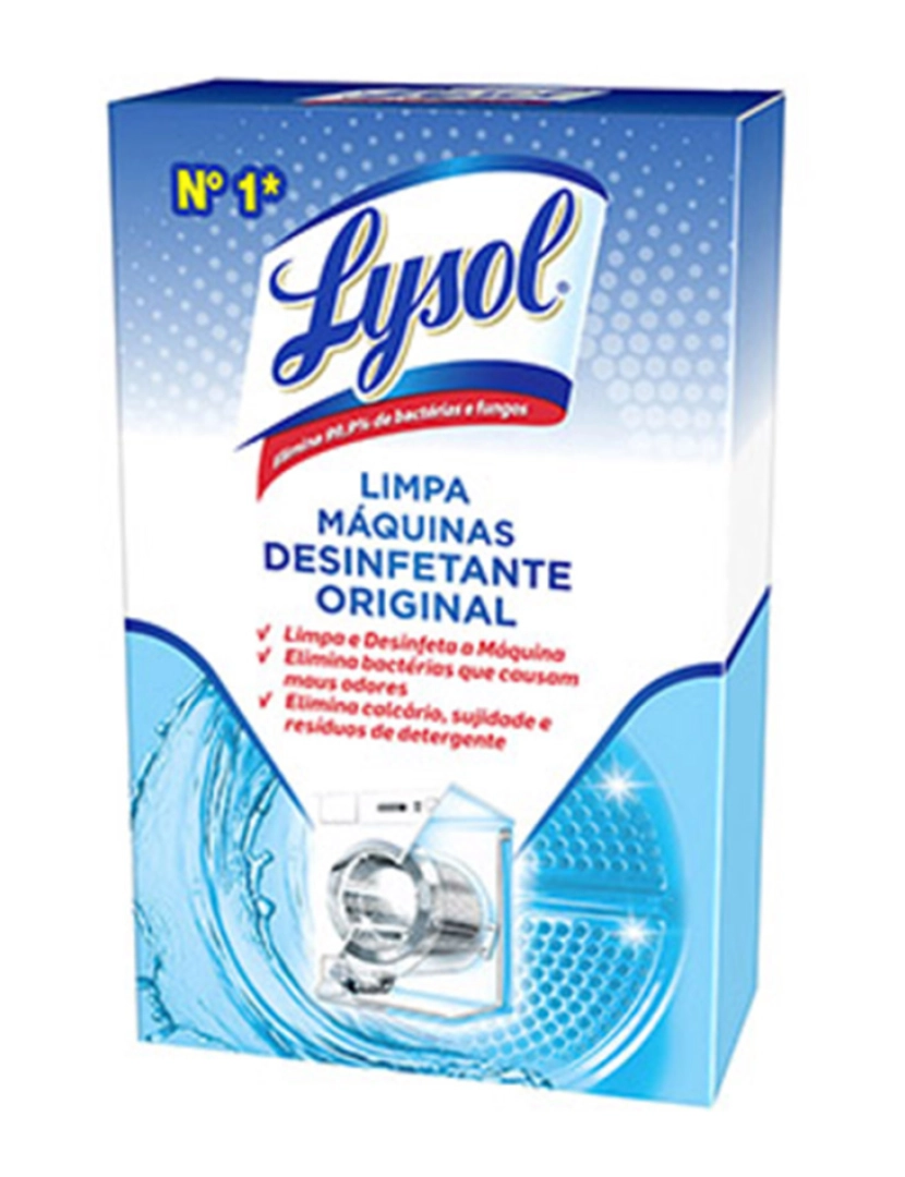Lysol - Lysol Desinfetante Limpa Máquinas Roupa 1D