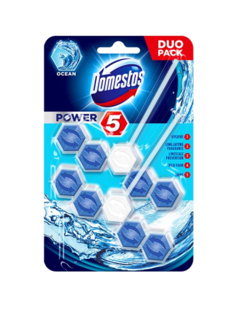 Domestos - Domestos Blocos Sanitários Power5 Duo Ocean
