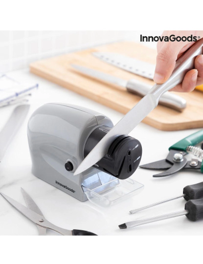 Innovagoods - Esharp InnovaGoods Afiador Elétrico Multiusos 6 em 1