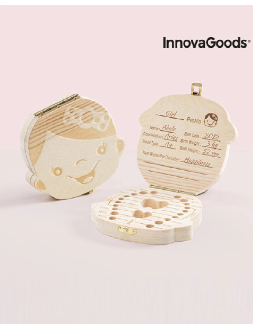 Innovagoods - Caixa de Memórias Bebé-Menina InnovaGoods