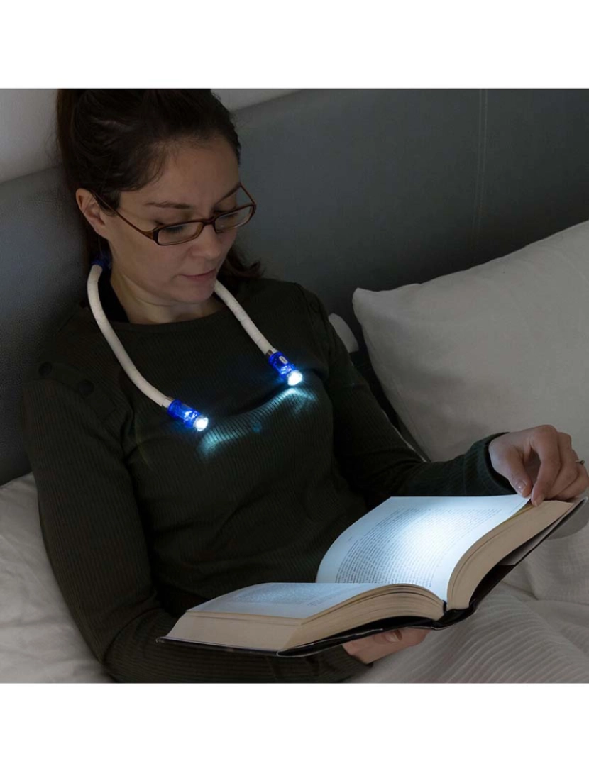 Innovagoods - Luz LED de Leitura para Pescoço 