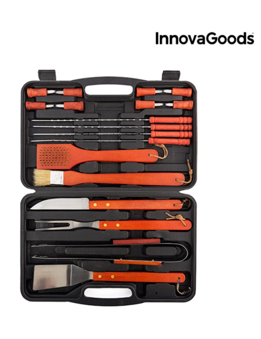 Innovagoods - Estojo para Churrasco InnovaGoods (18 Peças)