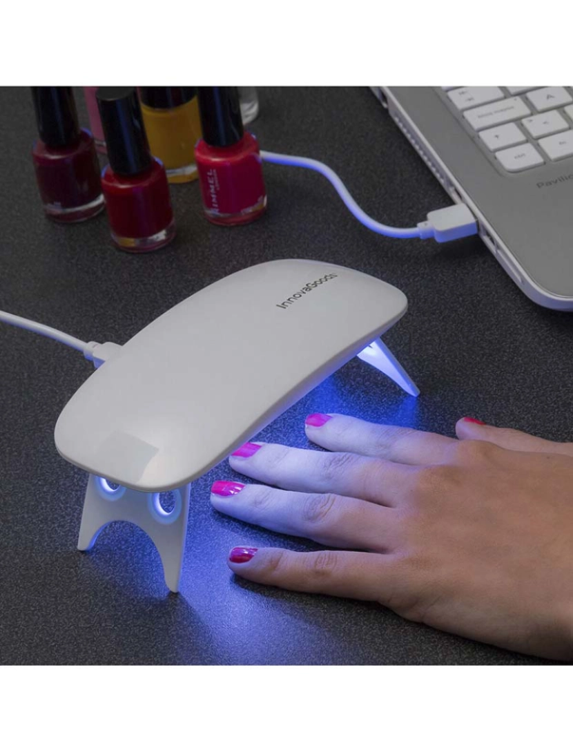 Innovagoods - Lâmpada para Unhas LED UV Pocket 