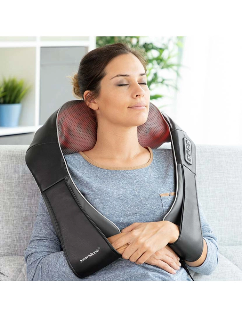 Innovagoods - Masajeador Shiatsu Pro Massaki InnovaGoods 24W