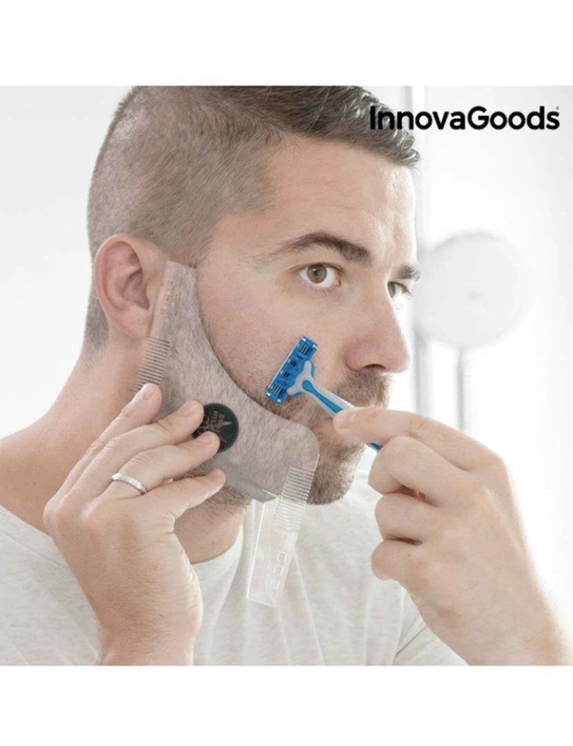 Innovagoods - Modelo de barbear de barba Hipster Barber InnovaGoods