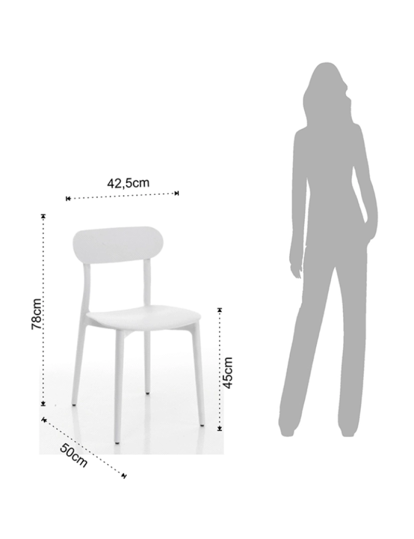 imagem de Pack 4 Cadeiras Stoccolma Branco5