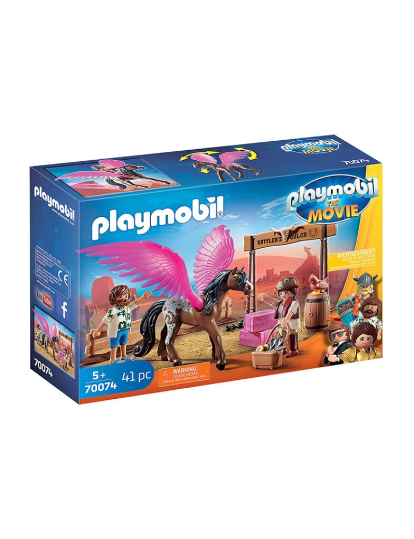 Playmobil - O Filme: Marla, Del e Cavalo com Asas