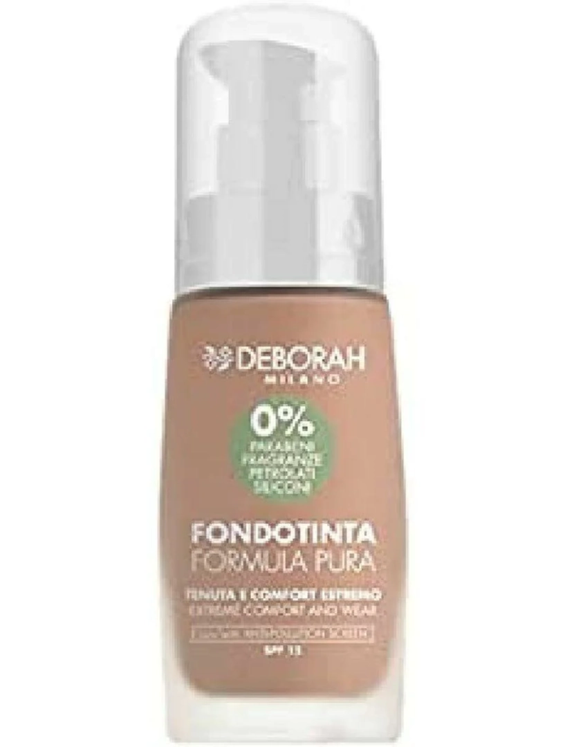 Deborah - Formula Pura Fondo Fluido Spf15 #4-Ámbar 