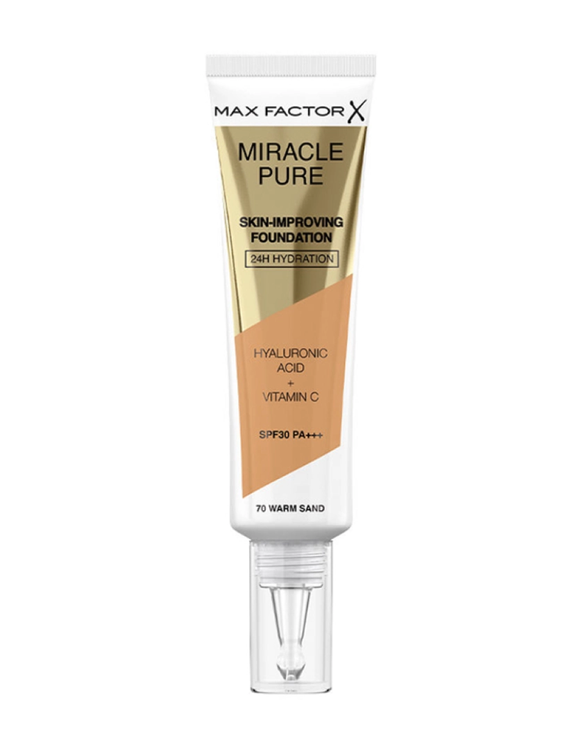 Max Factor - Miracle Pure Foundation Spf30 #70-Warm Sand 30 Ml