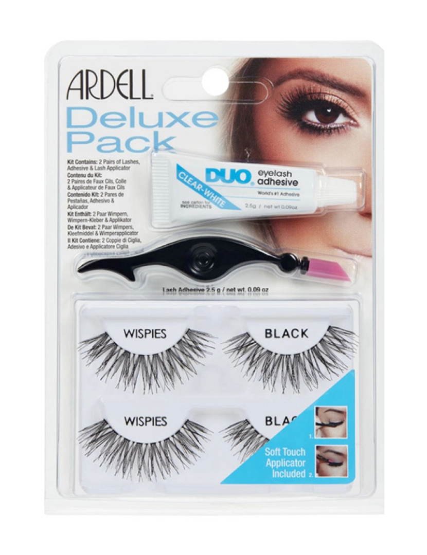 Ardell - Coffret Kit Deluxe Pack Wispies Black 3pçs