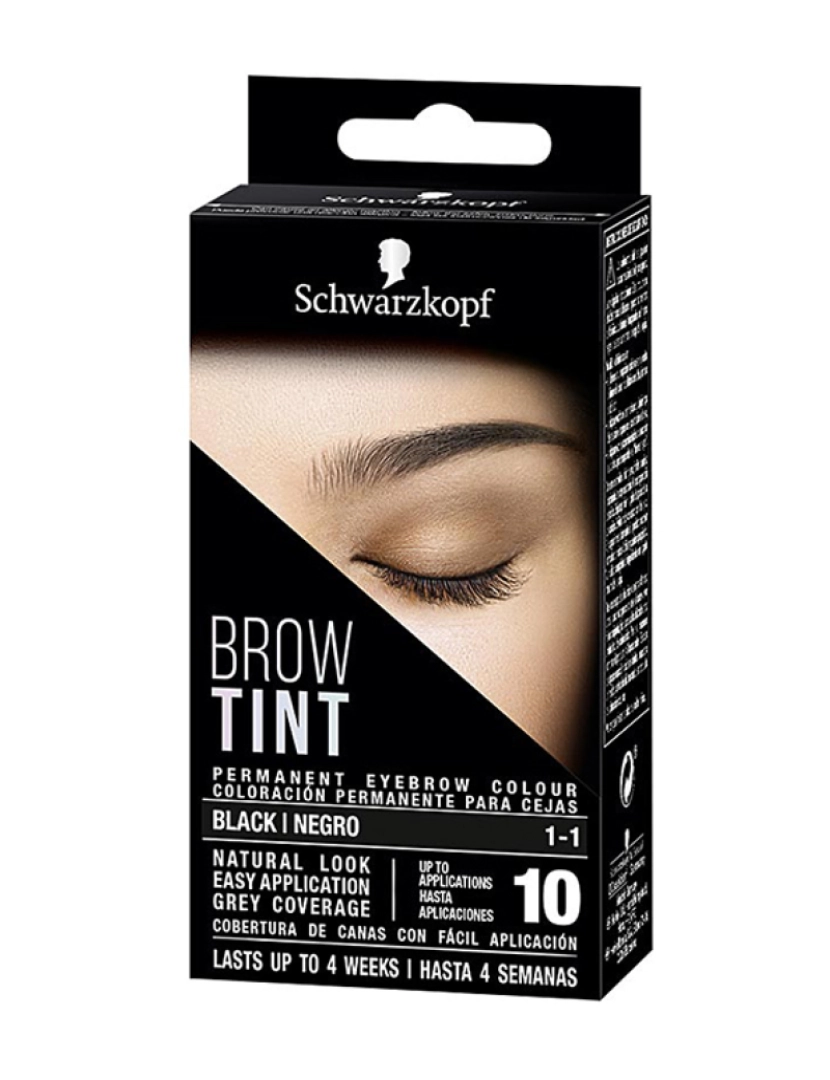 Schwarzkopf - Brow Tint Tinte Sobrancelhas #1-1-Negro