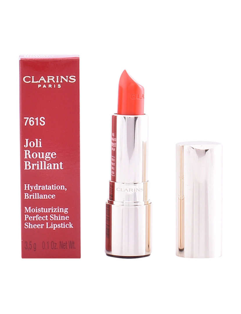 Clarins - Batom Joli Rouge Brilhante Hidratação #761S-Spicy Chilly 3,5Gr