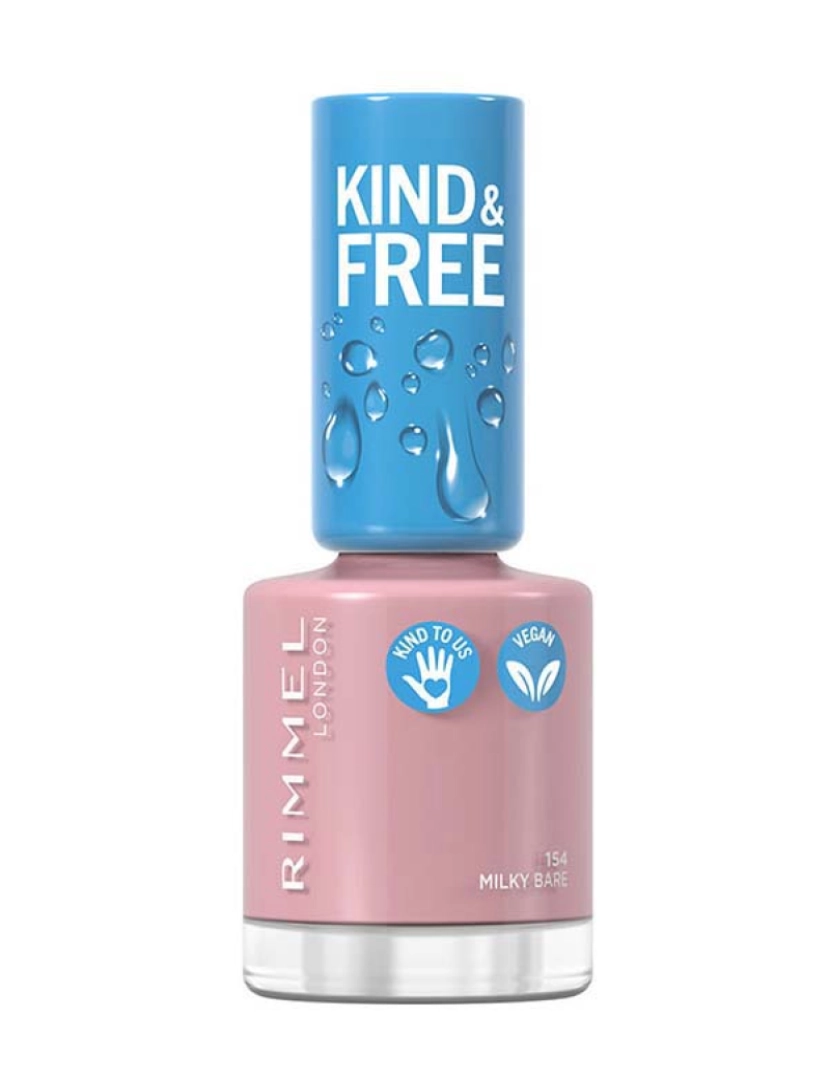Rimmel London - Kind & Free Nail Polish #154-Milky Bare 8 Ml