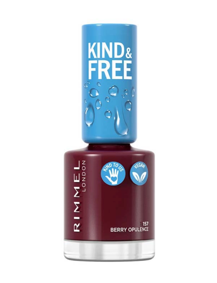 Rimmel London - Kind & Free Nail Polish #157-Berry Opulence 8 Ml