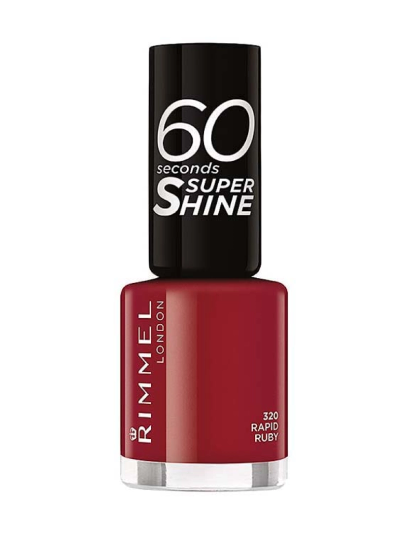 Rimmel London - Verniz Super Shine 60 Seconds #320 Rapid Ruby