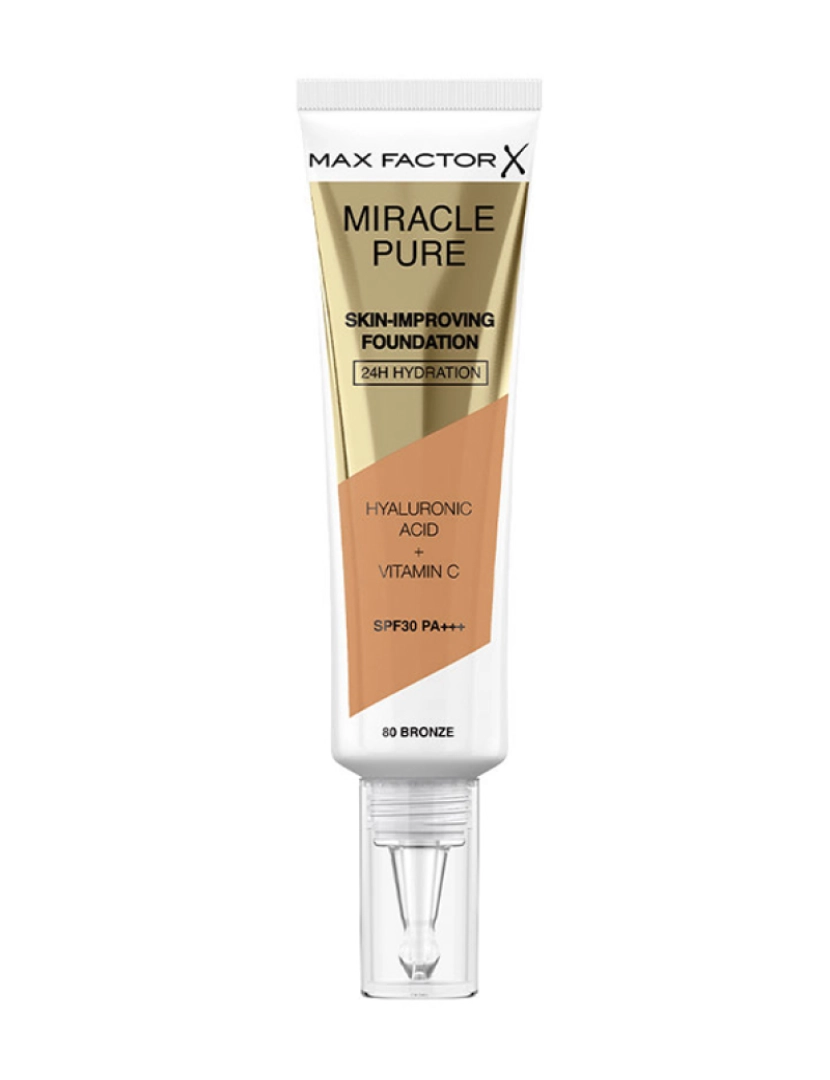 Max Factor - Miracle Pure Foundation Spf30 #80-Bronze 30 Ml