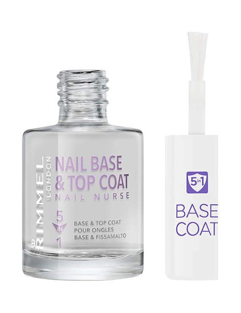 Rimmel London - Base & Top Coat Nail Nurse Care 5En1 12 Ml