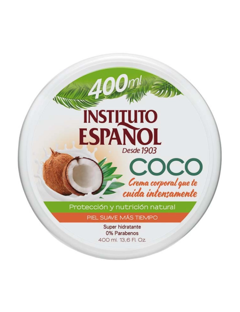 Instituto Español - Creme Corporal Super Hidratante Coco 400Ml