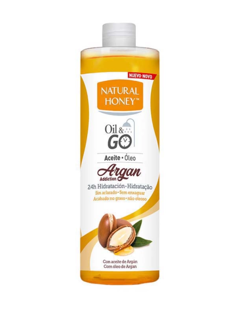 Natural Honey - Óleo Corporal Elixir Óleo de Argão Oil & Go 300Ml