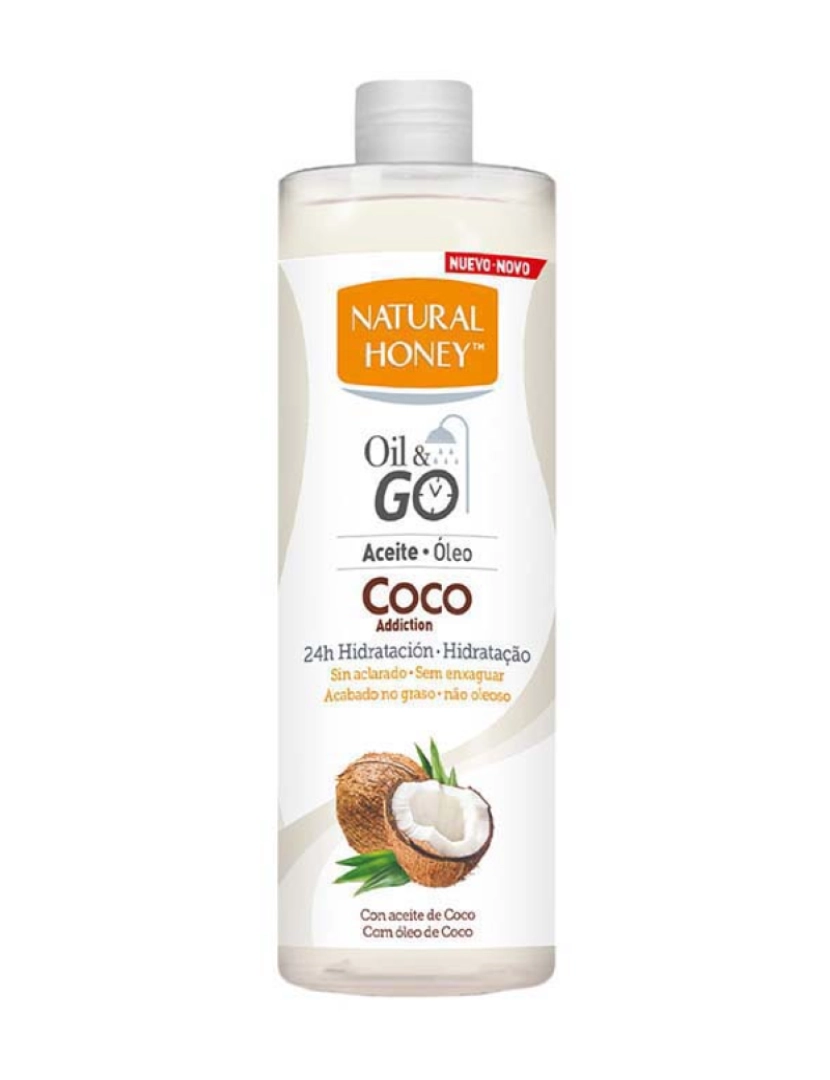 Natural Honey - Óleo Corporal Addiction Óleo de Côco & Go 300Ml