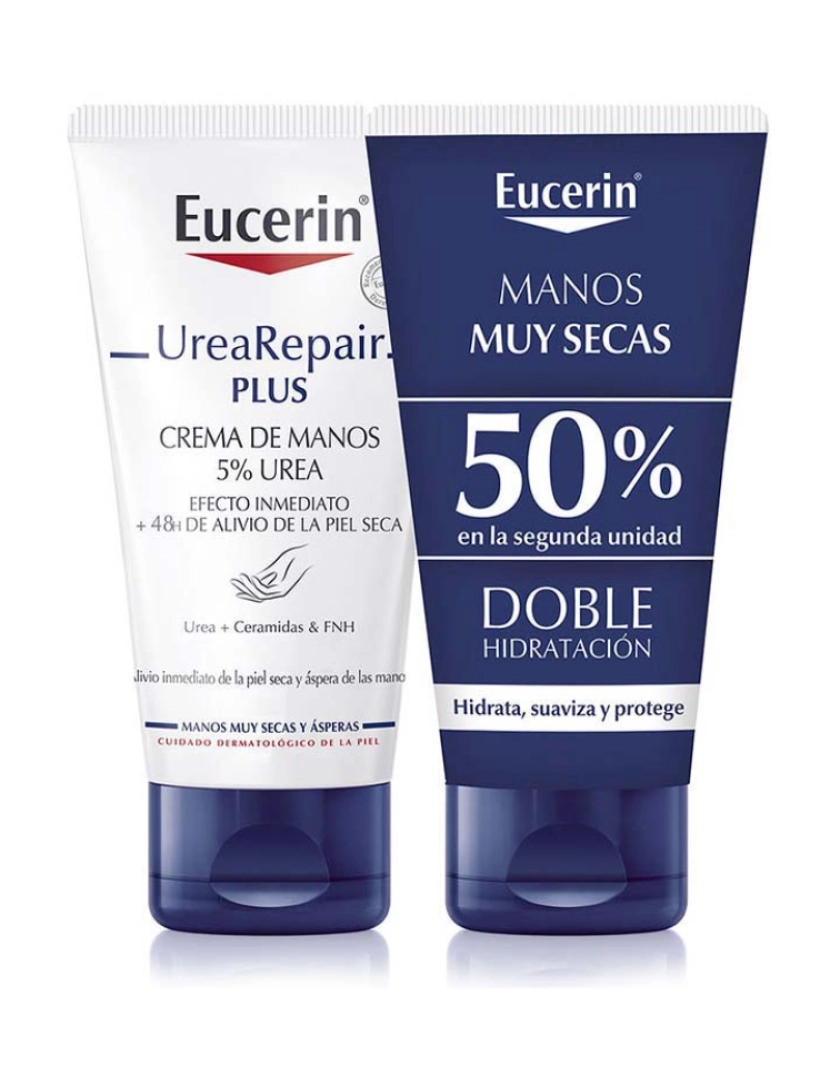 Eucerin - Creme De Mãos 5% Urea Urearepair Plus Lote 2 Unidades