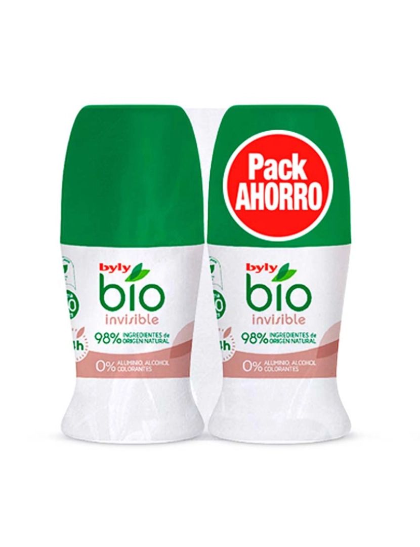 Byly - Deo Roll-On Bio Natural 0% Invisible 2pçs