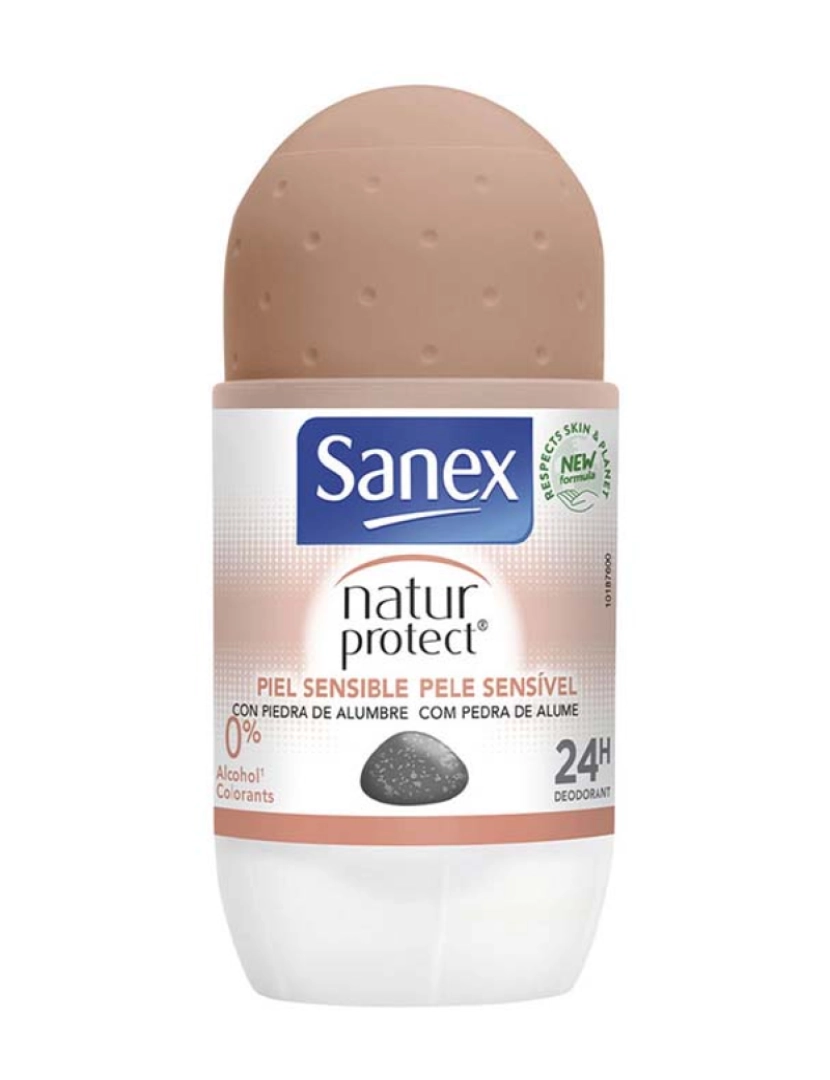 Sanex - Desodorizante Roll-On Natur Piel Sensible  50Ml
