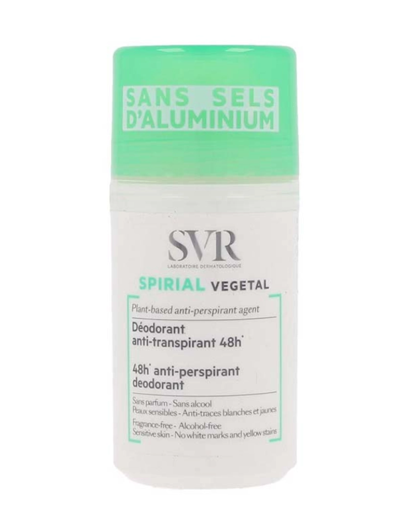 SVR Laboratoire Dermatologique - Deo Roll-On Vegetal Spirial 50Ml