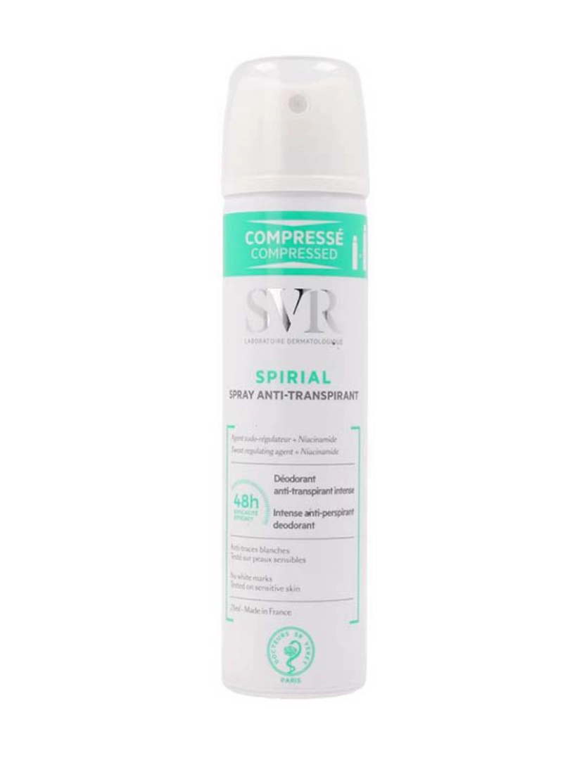 SVR Laboratoire Dermatologique - Deo Spray Spirial 75Ml