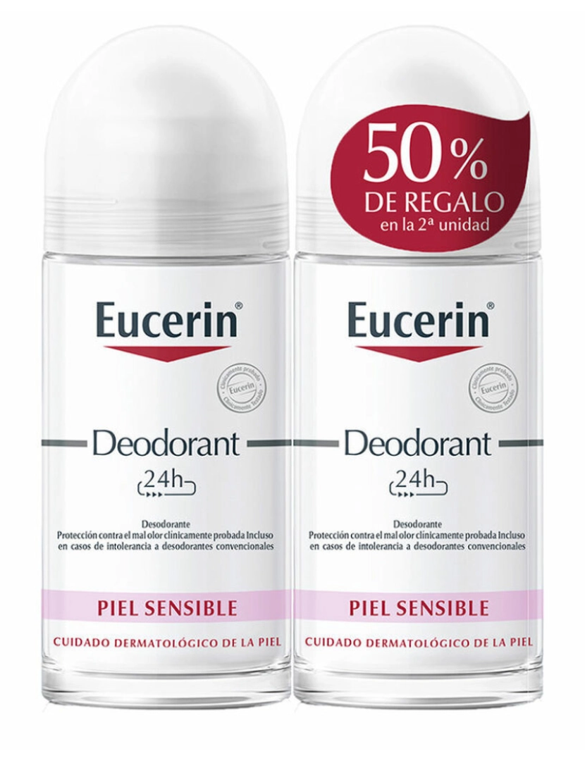 Eucerin - Desodorizante Roll-On Ph5 Lote 2 Pz