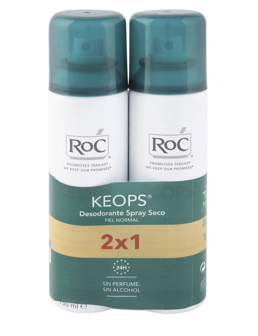 ROC - Desodorizante Spray Seco Keops Lote 2 Pz