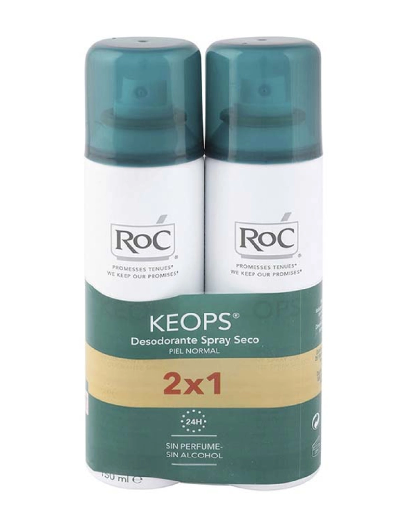 ROC - Desodorizante Spray Seco Keops Lote 2 Pz