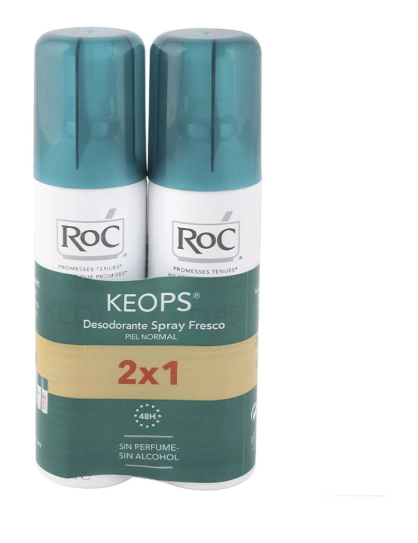 ROC - Desodorizante Spray Fresco Keops Lote 2 Pz