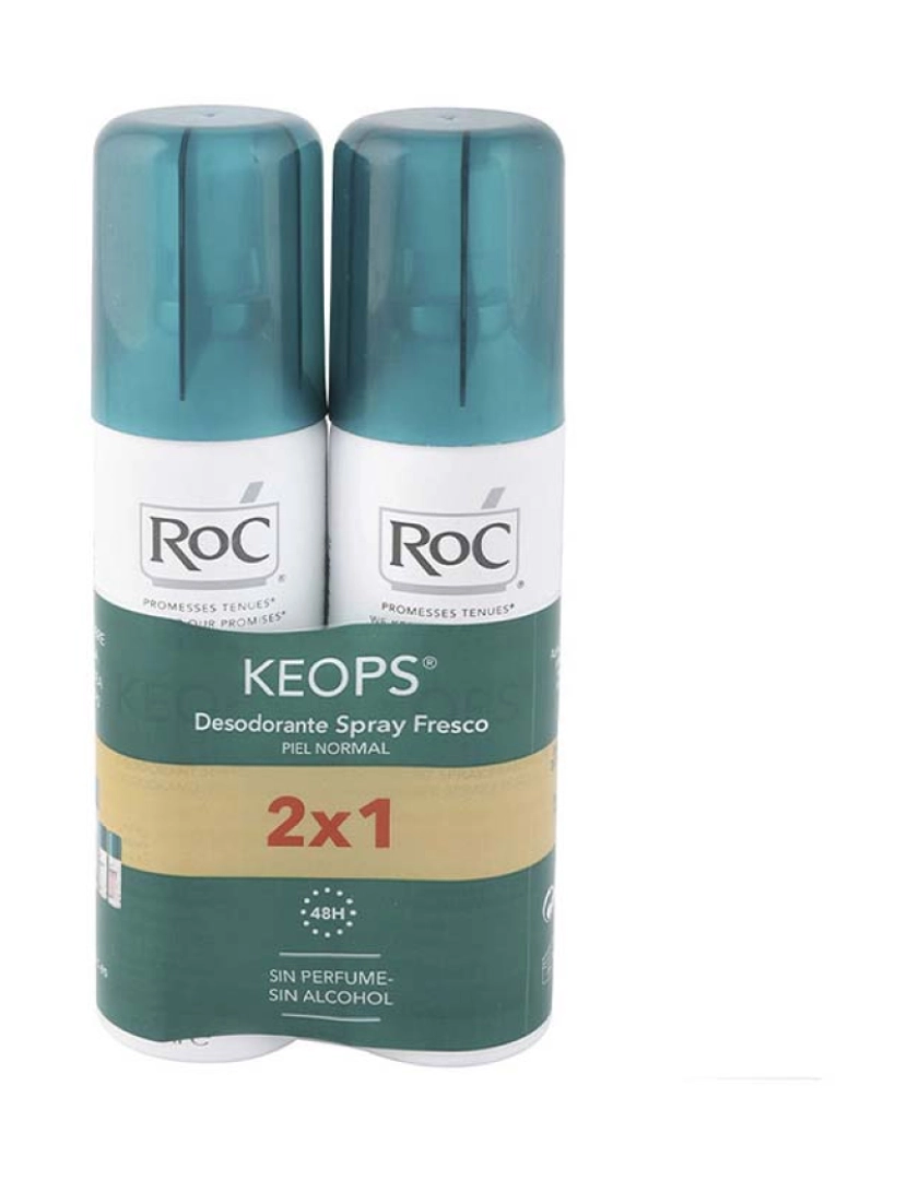 ROC - Desodorizante Spray Fresco Keops Lote 2 Pz