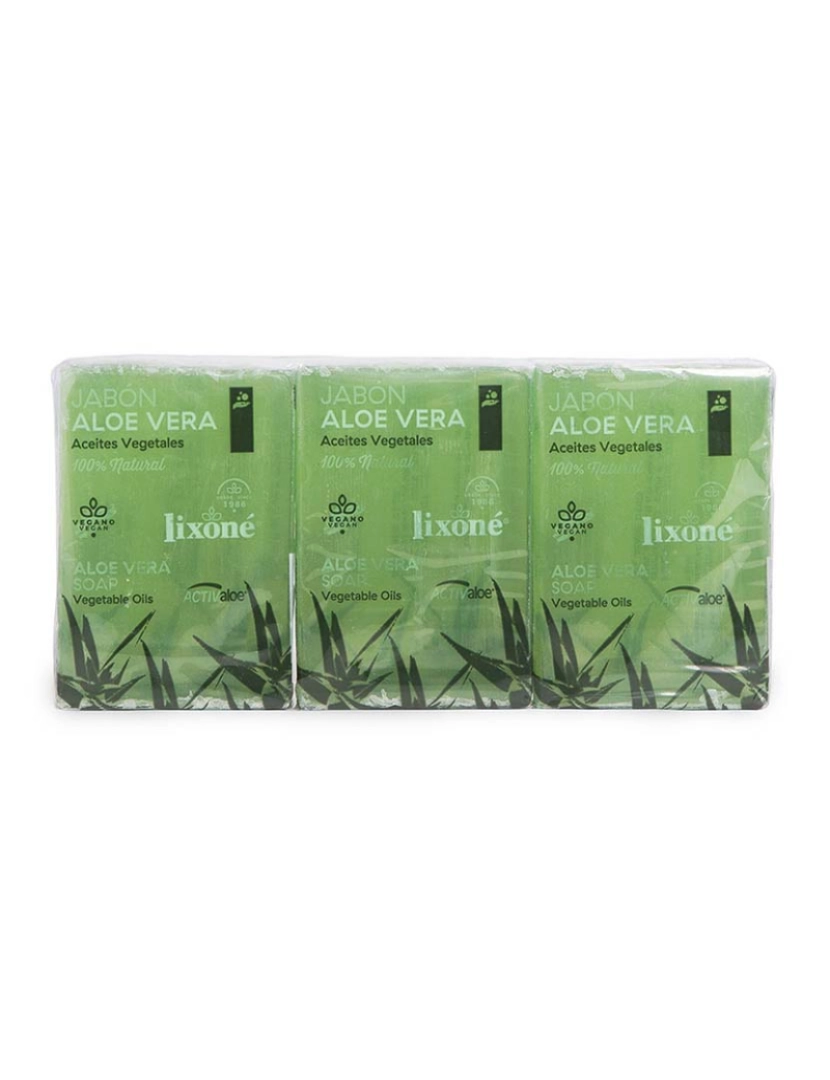 Lixone - Sabão Pele Seca ou Sensível Aloe Vera 3x125Gr