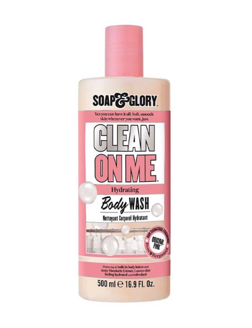 Soap & Glory - Gel de Banho Cremoso Clarificante Clean on Me 500Ml