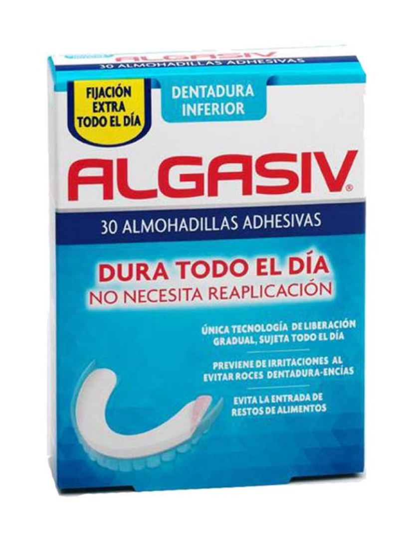 Algasiv - Almofadas Adesivas Inferior 30 Uds Algasiv