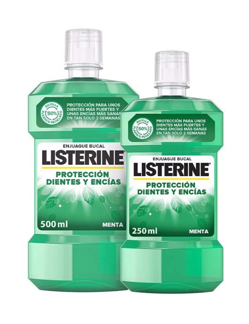 Listerine - Coffret Elixir Bucal Dentes e Gengivas 500Ml + 250Ml