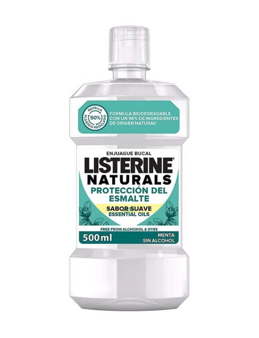 Listerine - Elixir Bucal Reparador Esmalte Naturals 500Ml
