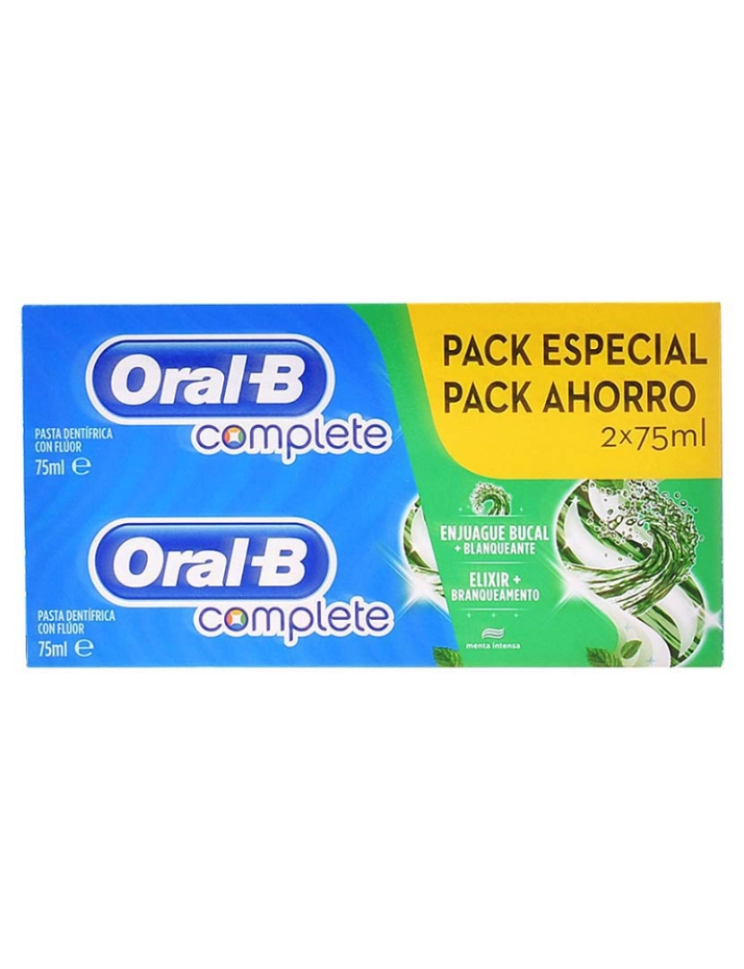 Oral-B - Coffret Pasta Dentífrica Complete Limpa e Branqueia 2x75Ml