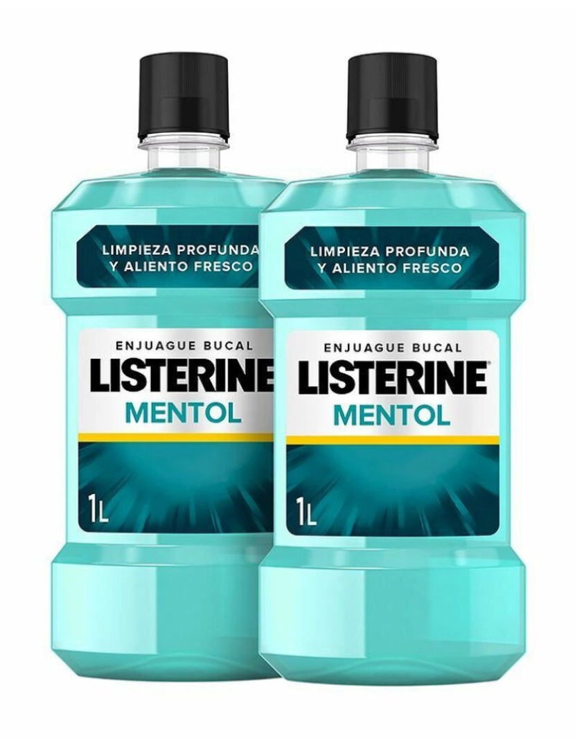 Listerine - Coffret Elixir Bucal Mentol 2x1000Ml