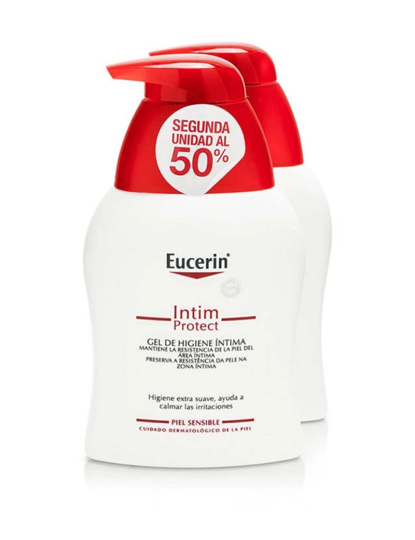 Eucerin - Conjunto de 2 produtos INTIM PROTECT GEL HIGINE INTIMA  Eucerin