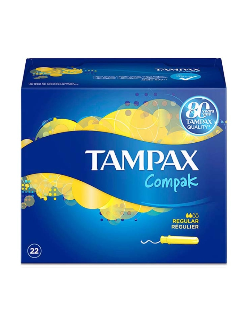 Tampax - Tampões Regular Compak 22Uds