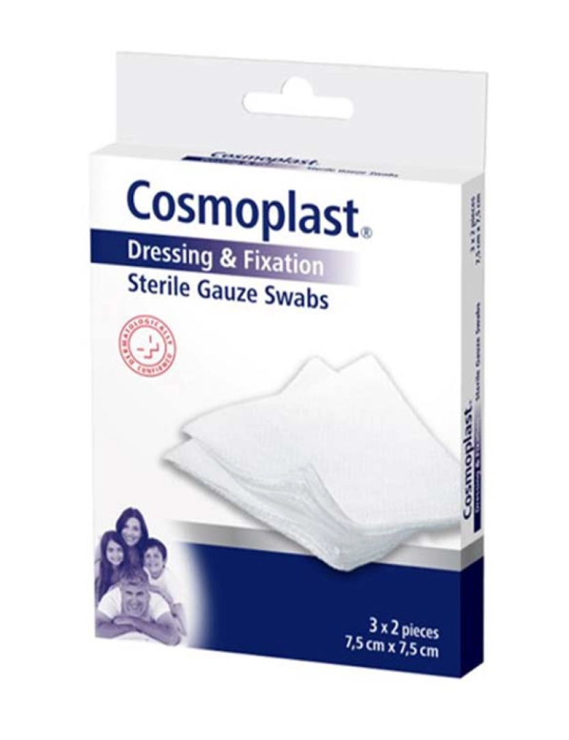 Cosmoplast - Compressas Esterilizadas 7,5X7,5 Cm 