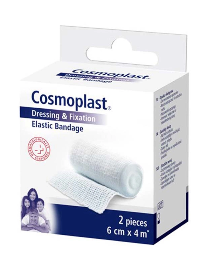 Cosmoplast - Bandas Elásticas 6X4 Cm 2 Uds 