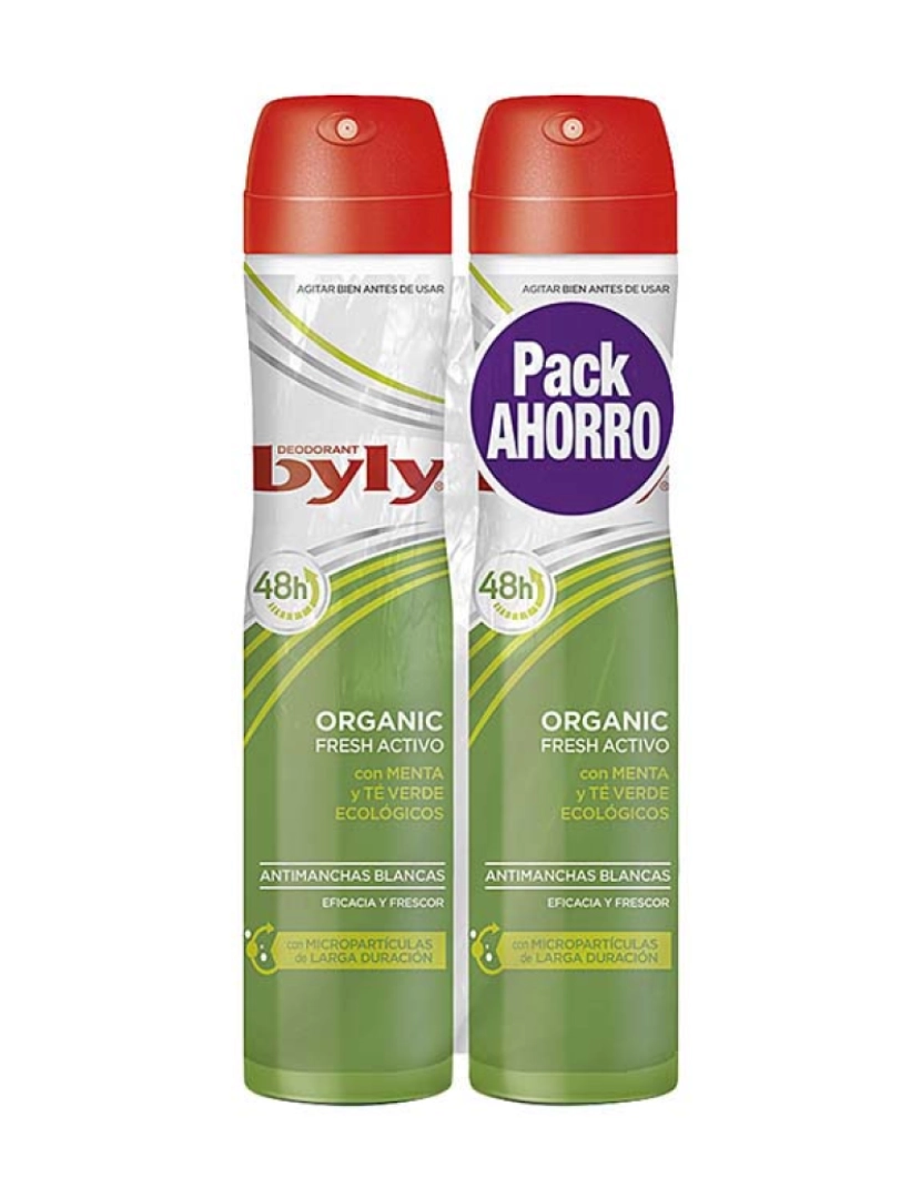 Byly - Coffret Organic Extra Fresh Deo Vapo pack 2 produtos 