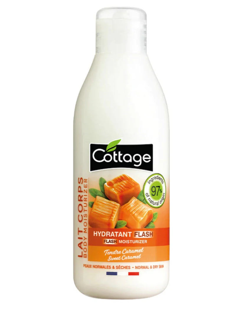 Cottage - Leite Corporal Hidratação Instantânea #Caramelo 200 Ml